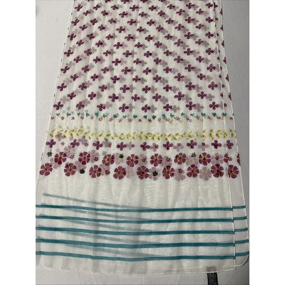 Cejon Womens 15X60" Sheer Fairy Grunge Bloomcore BOHO Scarf Pastel Spring Easter - Picture 1 of 7